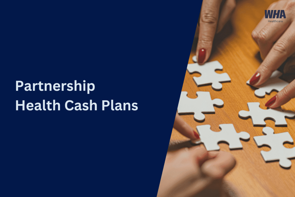 Partnership health cash plan working together like a jigsaw